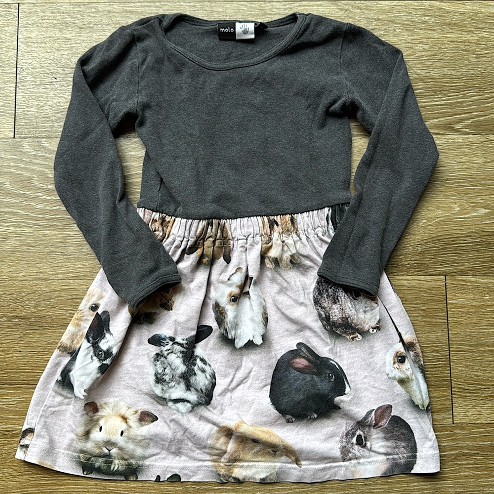 Molo Bunny Dress (Size 3-4 years old)